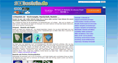 Desktop Screenshot of 123basteln.de