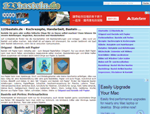 Tablet Screenshot of 123basteln.de